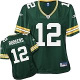 Reebok Green Bay Packers Aaron Rodgers Women's Premier Team Color Jersey
