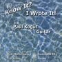 Know It I Wrote It