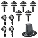 Intermatic LX19610T25 Malibu Outdoor Tier Light/Floodlight Kit with Six One-Light Tier Lights, Four One-Light Floodlights and 44-Watt Power Pack
