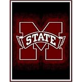 Mississippi State Bulldogs 48x60 Focus Series Acrylic Triple Woven Blanket Throw