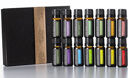 Aromatherapy Kit 100% Pure Therapeutic Grade Sampler Set Essential Oil Gift Set 10 Ml Bottles