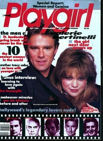 Playgirl Magazine MAY 1986: Hollywood's Legendary lovers NUDE--Rudolph Valentino, Yul Brynner, Nureyev, Errol Flynn, Victor mature