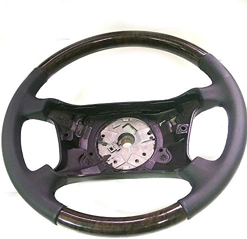 1996-1999 Steering Wheel Birdeye Wood Black Leather for BMW E38 E39