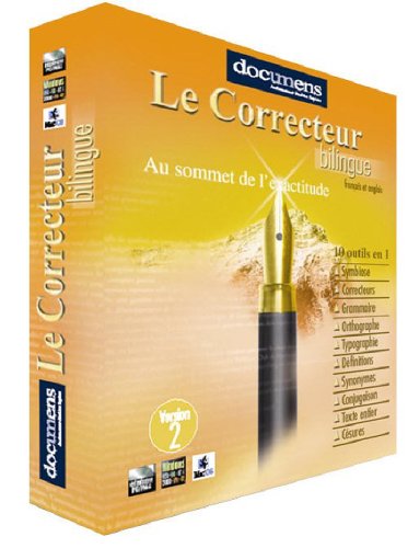 Childrens Toyshop  Logiciels : Correcteur 101 bilingue : Correcteur 101 Pro Français + Anglais