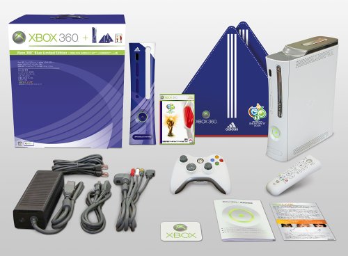Xbox 360 Blue Limited Edition: 2006 FIFA WORLD CUP 公式家庭用ゲーム機