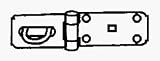 ACE HARDWARE BHDW 1 01-3725-137 FIXED STAPLE SAFETY HASP