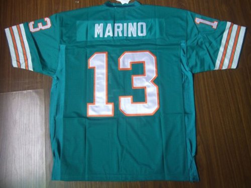 Miami Dolphins #13 Marino Green Jerseys Authentic Football Jersey Size 48-56 (Please Select the Size When You Order, Can Do Drop Shipping)