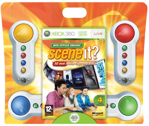 Scene It Box Office Smash Including 4 Big Buttons Pads