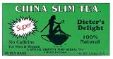 Tea Pot Brand – China Slim Tea 18 bags