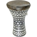 Medium Inlaid Wooden Dumbek