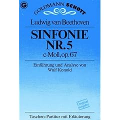 Sinfonie Nr. 5, c- Moll, op. 67. (5694 205). Taschen- Partitur mit Erl�uterungen.