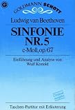 Sinfonie Nr. 5, c- Moll, op. 67. (5694 205). Taschen- Partitur mit Erl�uterungen.