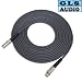 Gls Audio 25ft Mic Studio Series Cable Cord - Xlr Male To Xlr Female Black Cable - 25