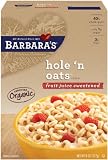 Barbara's Bakery Organic Hole 'n Oats Cereal, Fruit Juice Sweetened, 8-Ounce Boxes (Pack of 6)