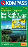  : Kompass Karten, Insel Usedom, Insel Wolin: Wander- und Bikekarte mit Ortspl&auml;nen