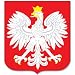POLAND Polska Coat of Arms bumper sticker decal 4 x 5