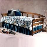 Hillsdale Jason Wood Daybed in Dark Pine Finish with Pop-Up Trundle
