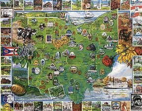 White Mountain Puzzles Best of Ohio