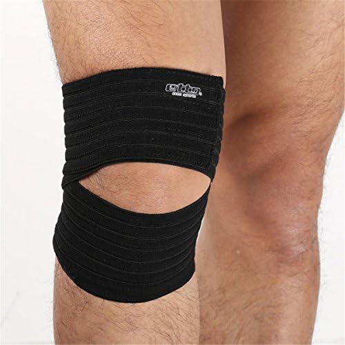 Etto Knee Bandage Wrapped Shaping Knee Sport Basketball Protector Kneepad Support One Size