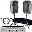 2 JBL EON 305 PA DJ Portable Speakers Bundle