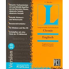 Fachw�rterbuch Chemie Englisch Profiline