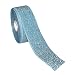 Sculpey Colourful Gift Packaging Decorative Shimmer Shine Glitter Fabric Ribbon Roll : 4 Mtrs : 1 Inch : 1 Roll : 1 Pc (blue) RS.150.00