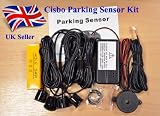 Silver Parking Reversing Sensors 4 Sensor Kit Audio Buzzer
