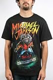 Michael Jackson Wolf Adult S/S T-Shirt In Black
