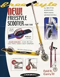 Titan Freestyle Pro KS532 Suspension Scooter Blue with Red Large 5' Wheels