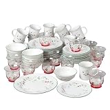 Pfaltzgraff Winterberry 48-Piece Dinnerware Set, Service for 12 with Bonus 12-Piece Votive Lighting Set