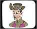 Mouse Pad with man, uniform, military, United States, dress, hat, south
