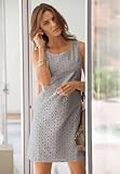 La Redoute Plus Size Eyelet Shift Dress