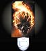Eternal Flame Skull Decorative Night Light Image