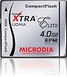 MICRODIA 4GB 300x XTRA ELITE Compact Flash CF Card (Retail Package)