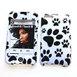 Apple iPod Touch 2nd &amp; 3rd Generation Snap On Protector Hard Case "Paw Prints" Design