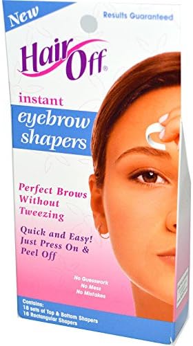 HairOff, Instant Eyebrow Shapers Kit, 34 Piece Kit - 2pc