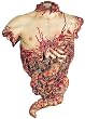 Gory Bloody Half Human Torso Halloween Prop