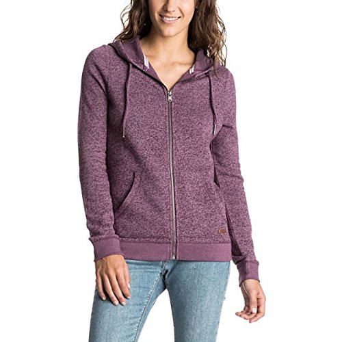 ロキシー アウター パーカ＆スウェット Roxy Women's Signature Full Zip Hoodie Plum [並行輸入品]