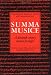 Book Summa Musice: A Thirteenth-Century Manual for Singers (Cambridge Musical Texts and Monographs)