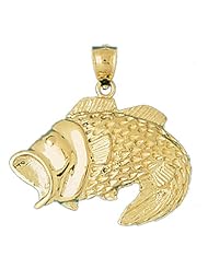 CleverEves 14K Gold Pendant Bass 6.8 - Gram(s)