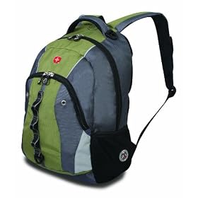 SwissGear SA 1118 Backpack in Green and Black