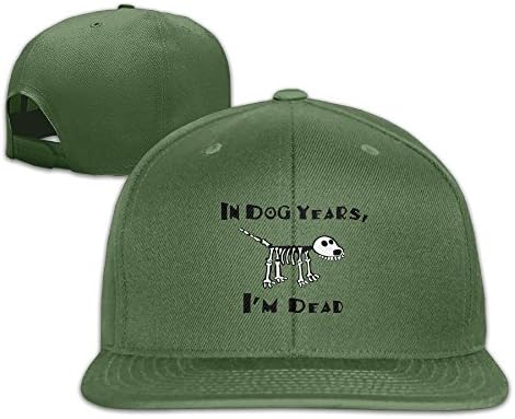 Cool Skull In Dog Years I'm Dead Snapback Trucker Hats
