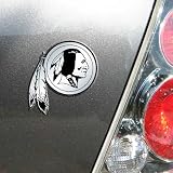 Washington Redskins Silver Car Emblem