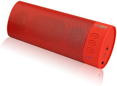 ECO Sound Engineering ECO-V800-12372 Bluetooth Stereo Speaker with Mic - Retail Packaging - Red