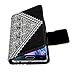 Samsung Galaxy S6 Edge Plus, Towallmark Fresh Cute Flip [Wallet Faux Leather] Case Cover (Black)