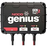 NOCO Genius GENM2 8 Amp 2-Bank Waterproof Smart On-Board Battery Charger