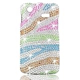 Talon Full Diamond Bling Phone Shell for Samsung i897 Captivate (Rainbow Ze ....