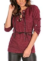 La Belle Parisienne Camiseta Manga Larga Valerie (Burdeos)