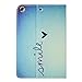 iPad Mini Case,iPad Mini 2 Cover Case ,iBerry PU Leather Slim-Fit Case with Stand Protective Case for Apple iPad Mini 1/2/3 Tablet, Blue Smlie (With Smart Cover Auto Wake / Sleep),with Stylus Pen
