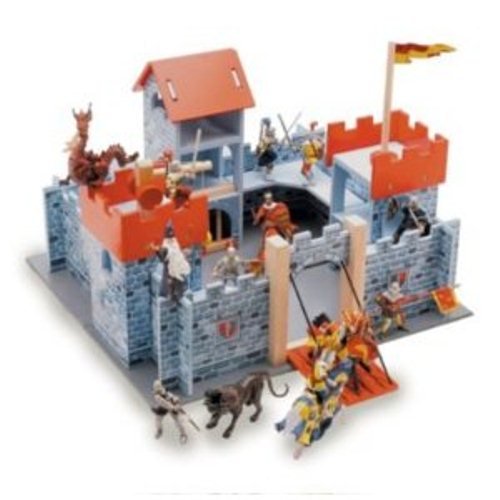 Wooden Red Camelot Castle